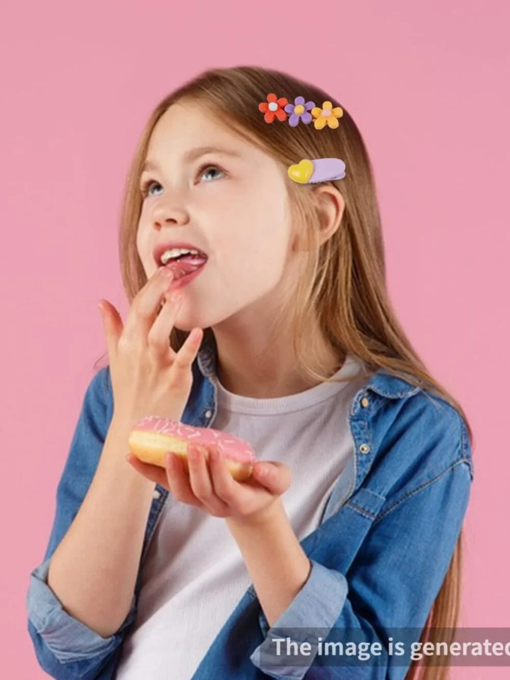 56PCS Girl Hair Clips Cute Hair Accessories for Kids Candy Color Hair Accessory